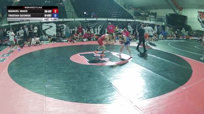 126 lbs Manuel Maes, New Mexico HS Boys vs Tristan George, Idaho HS Boys 2