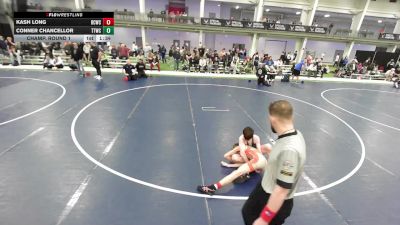 16U BOYS HARD LUCK - 125.4-125.6 Champ. Round 1 - Kash Long, Bear Cave Wrestling Club vs Conner Chancellor, Team Tulsa Wrestling Club