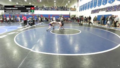 165 lbs Cons. Round 3 - Champ Bailey, West Valley (Spokane) vs Kayleb Peterson, Lewiston