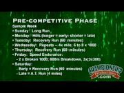 Pre-Competitive Phase Schedule With David Halliday