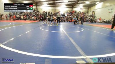 70-75 lbs Round Of 16 - Tucker Jenkins, Tonkawa Takedown Club vs Sebastian Soto, Bartlesville Wrestling Club