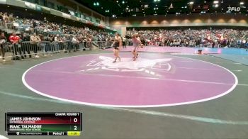 150 lbs Champ. Round 1 - Isaac Talmadge, Harrisburg High School vs James Johnson, Cathedral Catholic