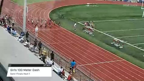 Youth Girls' 100m, Semi-Finals 1 - Age under 8