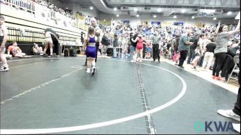 70 lbs Consolation - Creed Conkling, Weatherford Youth Wrestling vs Karleigh Sneed, Chickasha Youth Wrestling