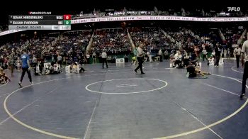 2A 165 lbs Champ. Round 1 - Elijah Farrow, Northwood High School vs Izaak Niedzielski, West Craven High School