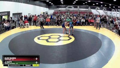 119 lbs 2nd Wrestleback (8 Team) - JJ Doty, Legacy National vs Alex Baden, Team Ohio