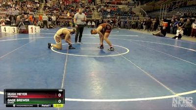 189 lbs Champ. Round 1 - Gage Brewer, Davies vs Hugh Meyer, Dickinson