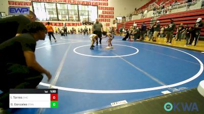 49-52 lbs Semifinal - Ivan Torres, Chickasha Youth Wrestling vs Giovanni Gonzales, Standfast OKC