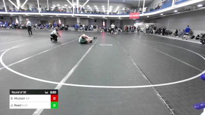 184 lbs Round Of 32 - Gage Musser, Air Force Academy vs Jr Reed, Cleveland State