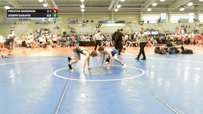 120 lbs Rr Rnd 3 - Preston Morrison, GT 4238 - HSB vs Joseph Sarafin, BlueWave Beast - HSB
