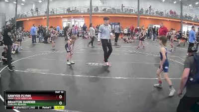 60 lbs Cons. Semi - Sawyer Flynn, Legacy Elite Wrestling vs Braxton Harder, Carolina Reapers