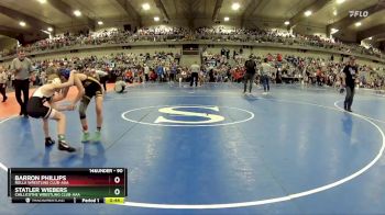 90 lbs Cons. Round 3 - Statler Wiebers, Chillicothe Wrestling Club-AAA vs Barron Phillips, Rolla Wrestling Club-AAA