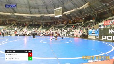 125 lbs Round Of 64 - Nate Fetzer, Top Notch Wrestling Club vs Angel Cejudo Jr., Valiant Prep