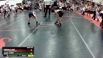 70B Round 2 - Aeron Clark, Fulton Wrestling Club vs Kash Alber, Tri-Cap