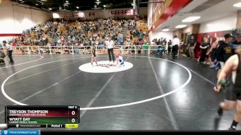 70 lbs Cons. Semi - Wyatt Day, Lander Middle School vs Treyson Thompson, Shoshoni Junior High School