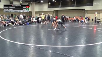 150 lbs Round 2 (6 Team) - Locke Ware, BRAWL White vs Jonah Williams, Crossroads Wrestling