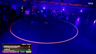 38-40 lbs Round 3 - Karson Schaugaard, Aviator Wrestling Academy vs Jj Balls, Empire Battle School