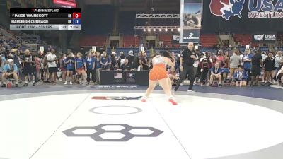 235 lbs Cons. Rd Of 32 - Paige Wainscott, Oklahoma vs Harleigh Cubbage, Oregon