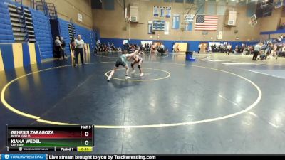 105lbs Cons. Round 4 - Genesis Zaragoza, Pasco (Girls) vs Kiana Wedel, Century