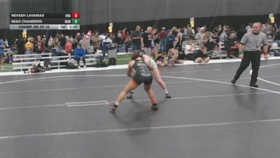 125 lbs Champ. Rd Of 32 - Miah Chambers, Maw vs Nevaeh Lavarias, Hawaii Wrestling Academy