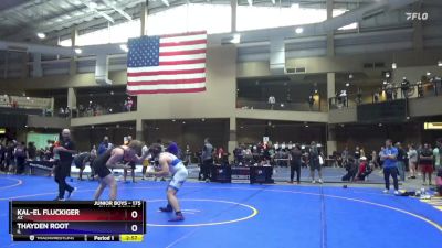 175 lbs Champ. Round 3 - Kal-El Fluckiger, AZ vs Thayden Root, IL