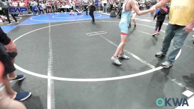 100 lbs Semifinal - Augustus Cosby, Pawhuska Elks Takedown vs Karson Summerfield, Salina Wrestling Club