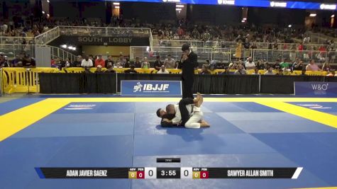 Sawyer Allan Smith vs Adan Javier Saenz 2025 Pan Kids Jiu-Jitsu IBJJF Championship