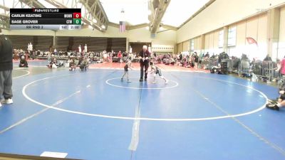 50 lbs Rr Rnd 3 - Carlin Keating, MGW Surf Savages vs Sage Grover, Cordoba Trained Girls