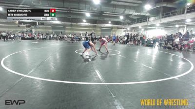 125 lbs Consi Of 32 #2 - Ayden Swedberg, Moyer Elite vs Jett Sisemore, Commandos Wrestling Academy
