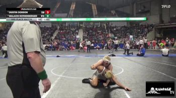 150 lbs 3rd Place Match - Malachi Rothenberger, WTC vs Dustin Dobson, The Best Wrestler