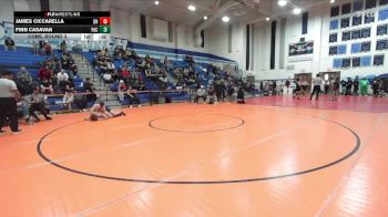 150 lbs Cons. Round 3 - Finn Casavan, Yucaipa vs James Ciccarella, Del Norte