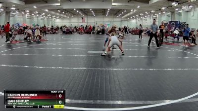 120 lbs Cons. Round 2 - Carson Hershner, Mayfield Mat Academy vs Liam Bentley, New Kent Wrestling Club