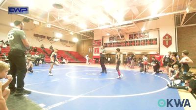 61 lbs Final - Jayden Brant, Mojo Mulisha 9U vs Colson Beckley, Team Tulsa Wrestling Club