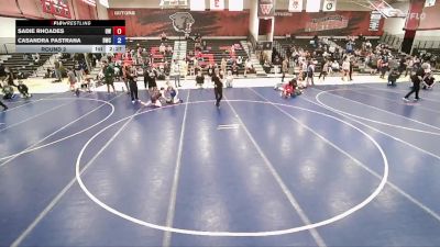 115-120 lbs Round 2 - Sadie Rhoades, Uintah Wrestling vs Casandra Pastrana, Defiant Wrestling Club
