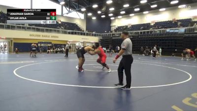 285 lbs Semifinal - Jonathan Garcia, Bakersfield College vs Dylan Avila, Santa Ana College