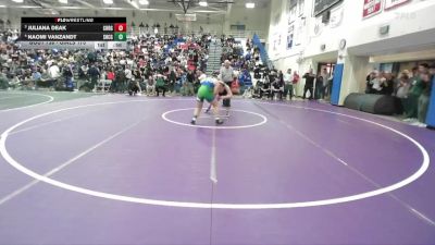 Girls 170 lbs 3rd Place Match - Naomi VanZandt, Sacred Heart&nbsp;Girls vs Juliana Deak, Christopher Girls