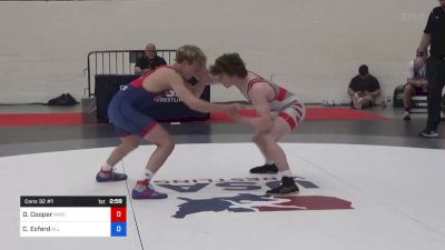 61 kg Cons 32 #1 - Drew Cooper, MWC Wrestling Academy vs Carson Exferd, All In Wrestling Academy