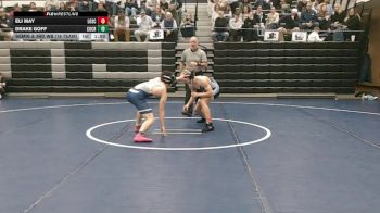 132 lbs Semis & 3rd Wb (16 Team) - Eli May, Lovett School vs Drake Goff, Coahulla Creek