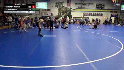 132 lbs Cons. Round 3 - Kooper Waugh, West Delaware, Manchester vs Jordan Wedo, Center Point-Urbana