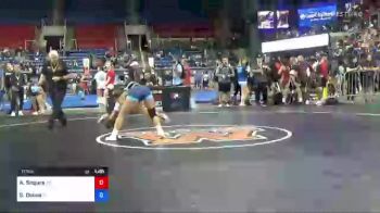 117 lbs Consi Of 16 #2 - Alexis Segura, Colorado vs Sydney Delois, Indiana