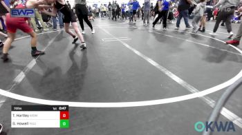 70 lbs Rr Rnd 1 - Ty Hartley, ARDMORE TAKEDOWN CLUB vs Granger Howell, Tecumseh Youth Wrestling