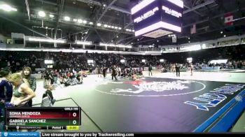 Girls 155 lbs Cons. Semi - Sonia Mendoza, Granger (Girls) vs Gabriela Sanchez, Davis (Girls)