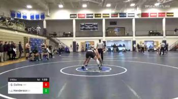 215 lbs Semifinal - Quinn Collins, Central Bucks East vs Jason Henderson, Delaware Valley