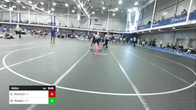 165 lbs Consi Of 32 #2 - Oliver Howard, Columbia vs Makoa Niebel, F&M