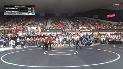 106 lbs 3rd Place Match - Harry Langill, Seneca-Nemaha Central Hs vs Keyen Taplin, Abilene Hs