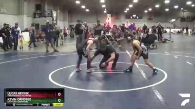 82 lbs Cons. Round 2 - Kevin Ormsbee, Grayling Grapplers vs Lucas Heyink, Eaton Rapids Youth WC