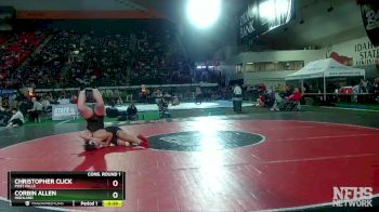 5A 220 lbs Cons. Round 1 - Christopher Click, Post Falls vs Corbin Allen, Highland