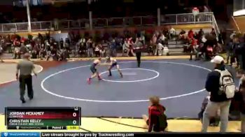 98 lbs Cons. Round 3 - Jordan McKamey, Clarkston vs Christian Kelly, Coeur D`Alene High School