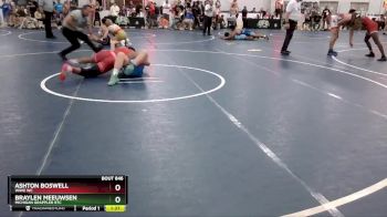 200 lbs Quarterfinal - Braylen Meeuwsen, Michigan Grappler RTC vs Ashton Boswell, Wave WC