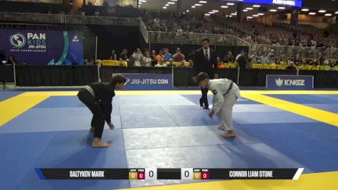 Connor Liam Stone vs Saltykov Mark 2025 Pan Kids Jiu-Jitsu IBJJF Championship